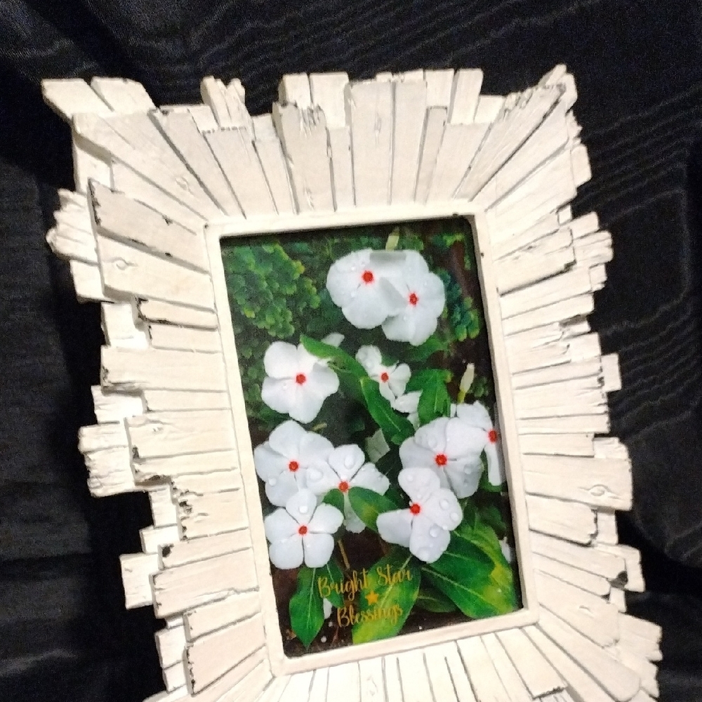 Rustic White Photo Frame